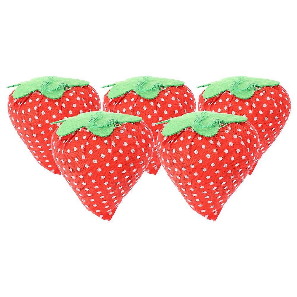 Reusable Pin Cushion Sewing Tools Practical Daily Use Polyester Cotton 5.00X5.00X4.00cm 5Pcs