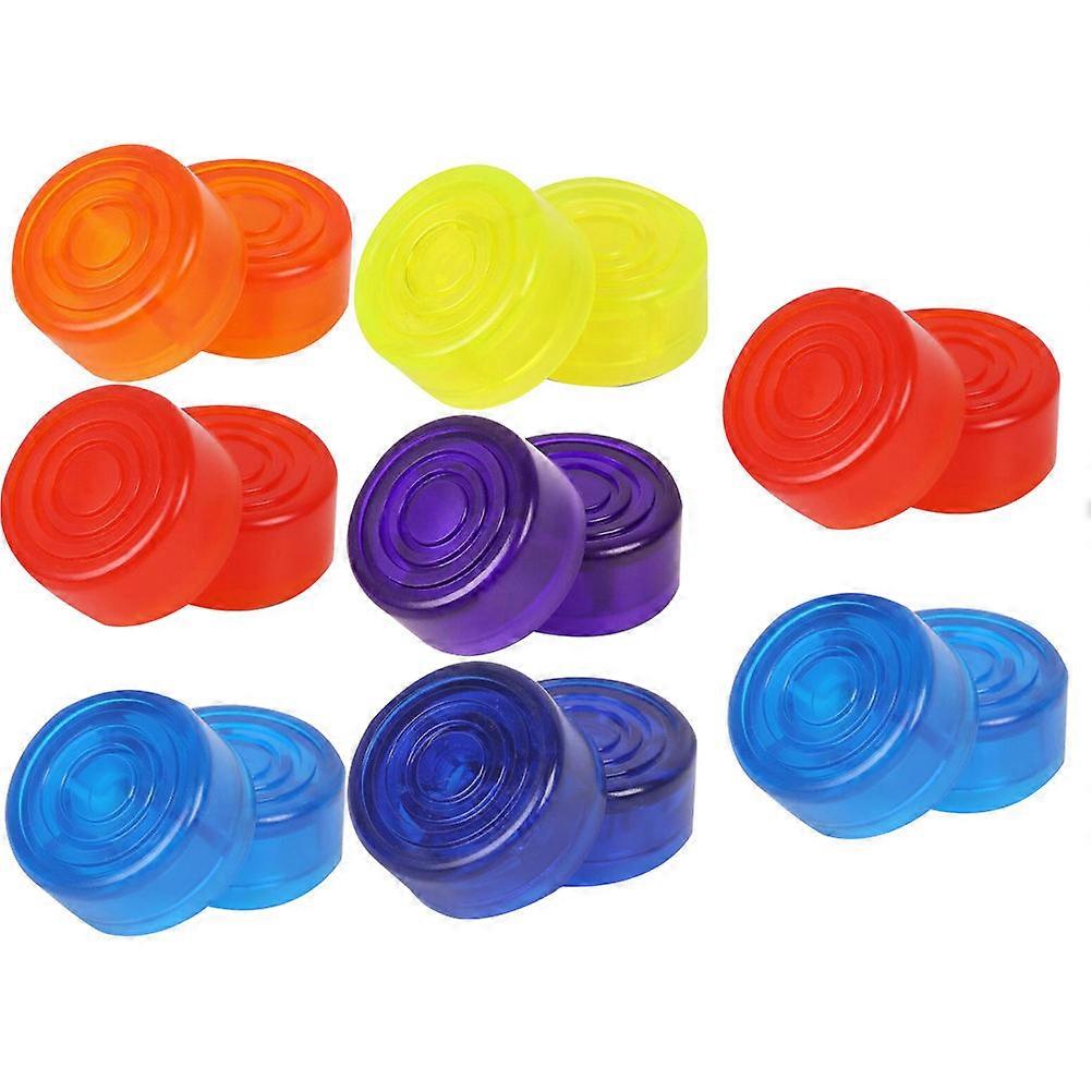 Pedal Button Toppers Guitar Effect Footswitch Toppers Musicians Guitarists Use 2.4 x 2.4 x 1.2 cm 16Pack