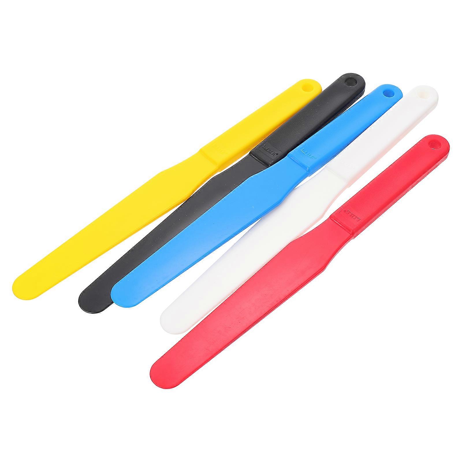 5pcs Portable Painting Spatula Set for Mixing & Stirring Oil Paints – Ergonomic Art Tool for Artists