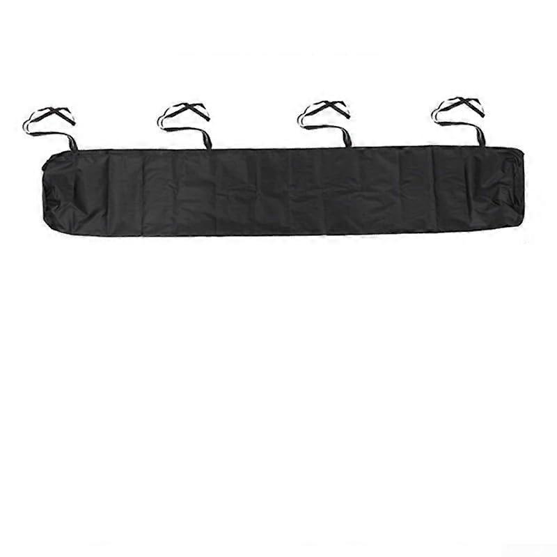 Awning protective cover, waterproof storage bag for outdoor use, extends the lifespan of your awning (4m, Black) 4m Black
