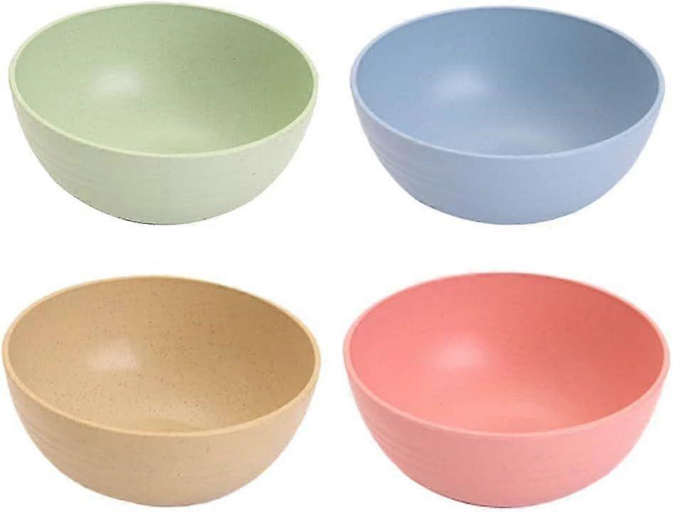 Unbreakable Cereal Bowls Large Dinner Set - Lightweight and Eco-Friendly (Set of 4) 0619
