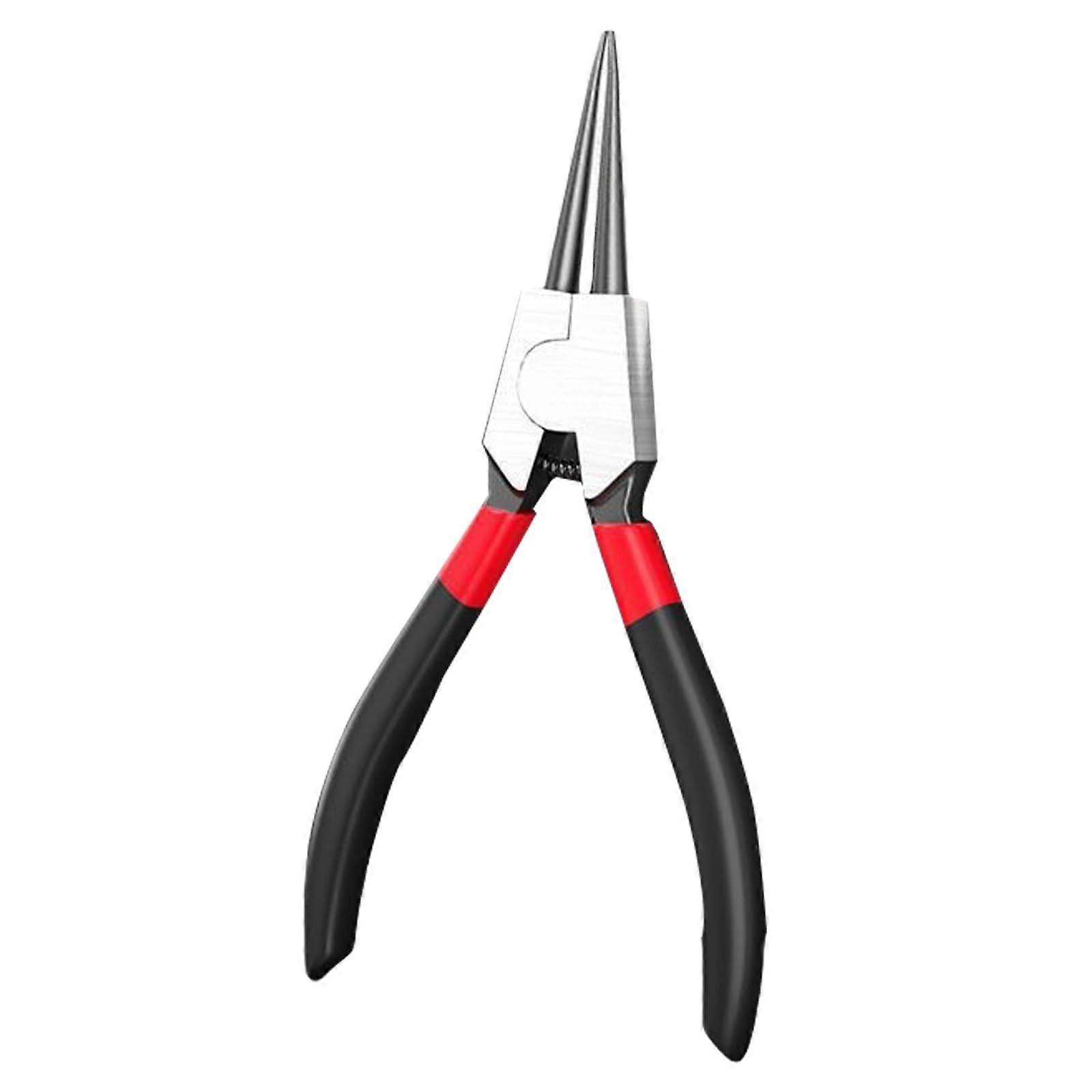 Circlip Pliers 5-Inch Internal External Set Straight And Bent Pliers With Hook Heavy-Duty For Shaft Assembly