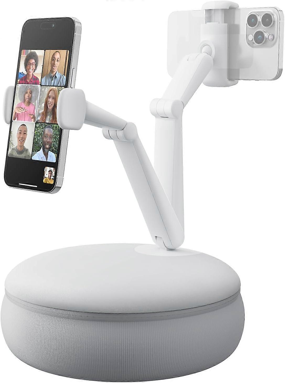 Cell Phone Pillow Holder mini iPhone Stand for Bed, Upgraded mini Angle & Height Adjustable Phone Pillow Stand for Watching Vid