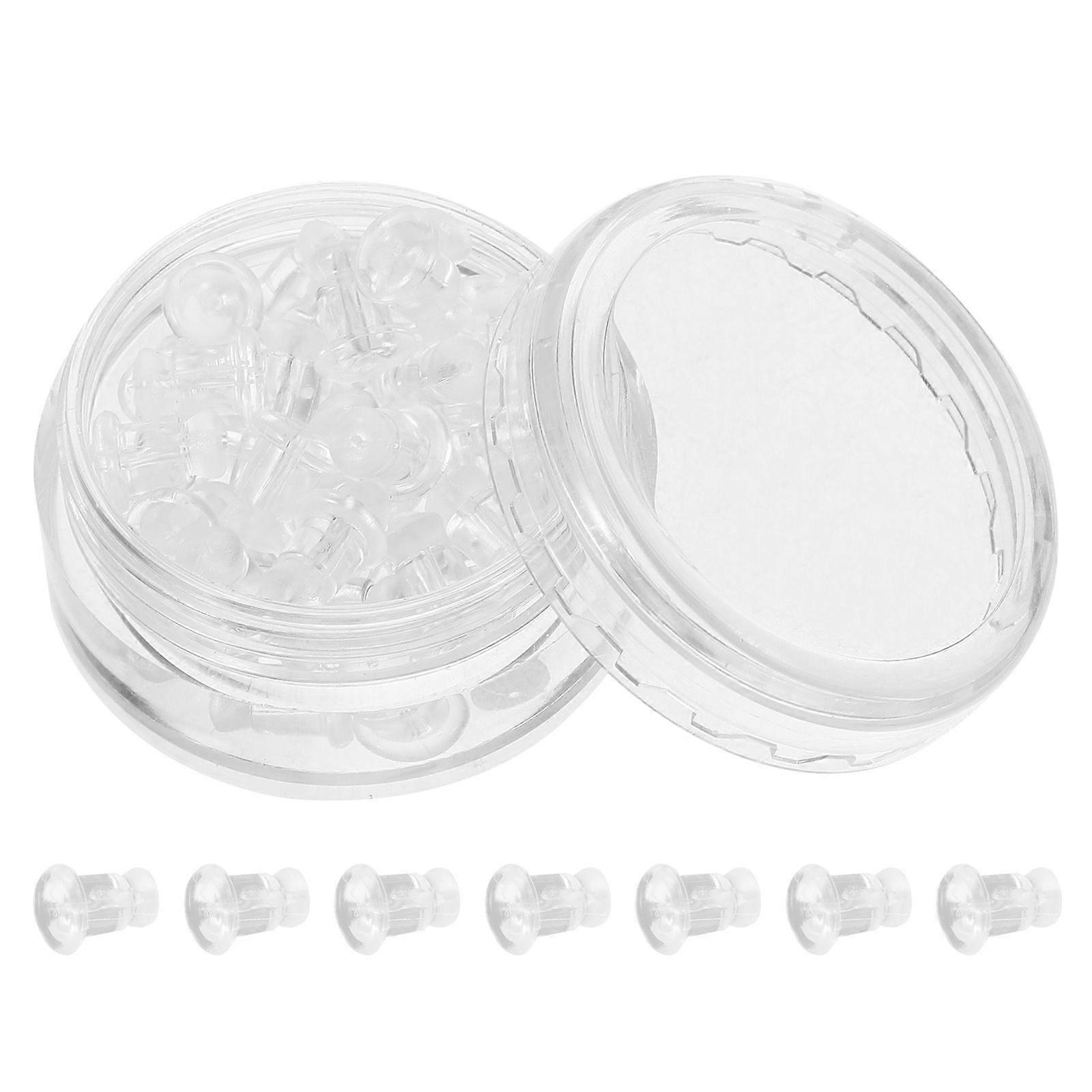 1 Box Pierced Replacement Backs Earring Back Safely Locking Earring Backs Ears Studs