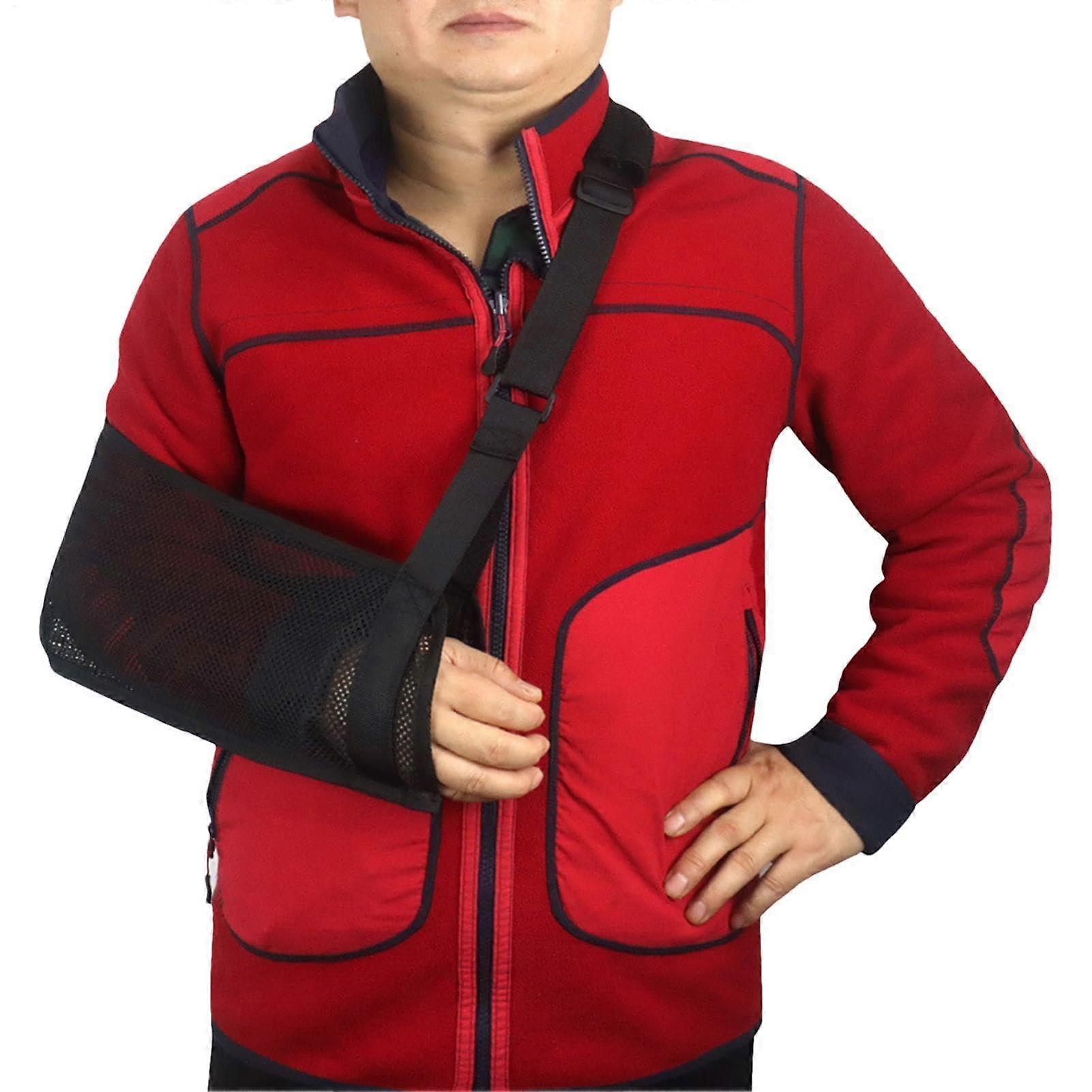 Shoulder Sling Arm Sling For Shoulder Injuries Lightweight Cuff Immobiliser Adjustable Unisex Strap For Fractures