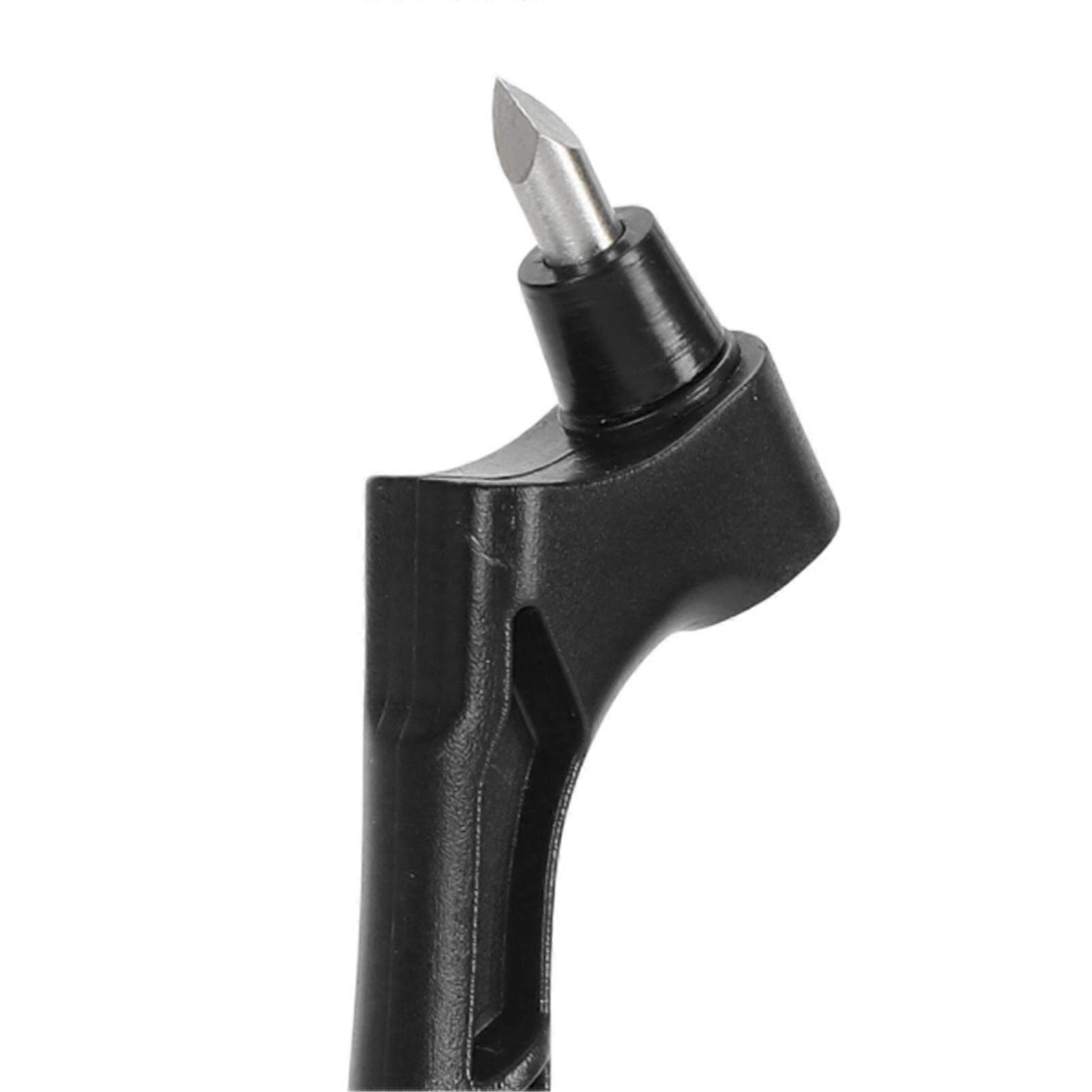 Craft Cutting Tools Pen Multifunctional 360 Degree Rotating Blade Craft Knife for Artistic Creation with 30° Blade Black