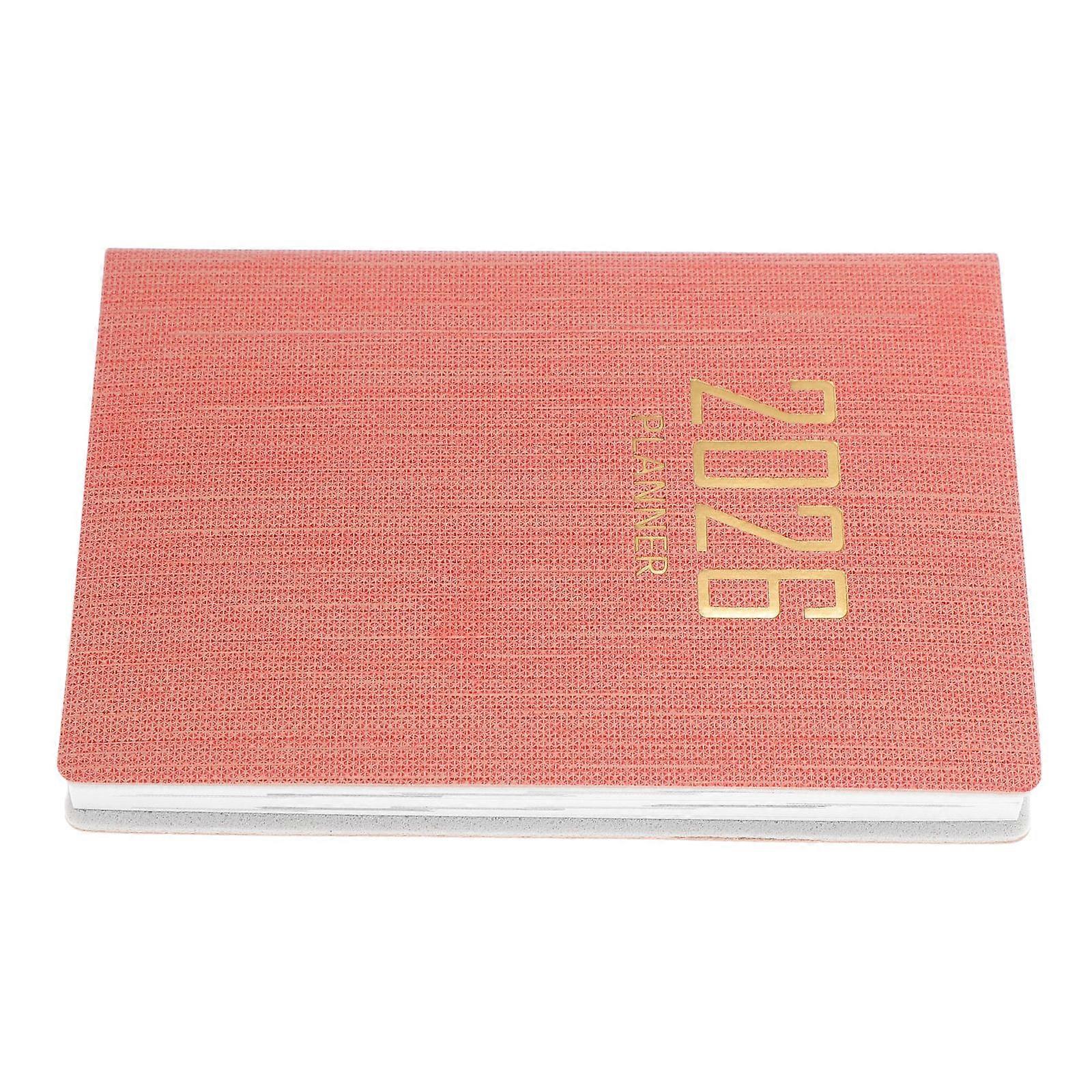 Compact Daily Planner Notepad for School, Office & Travel – Smooth PU Cover, Detailed Weekly Layout for Students & Professionals
