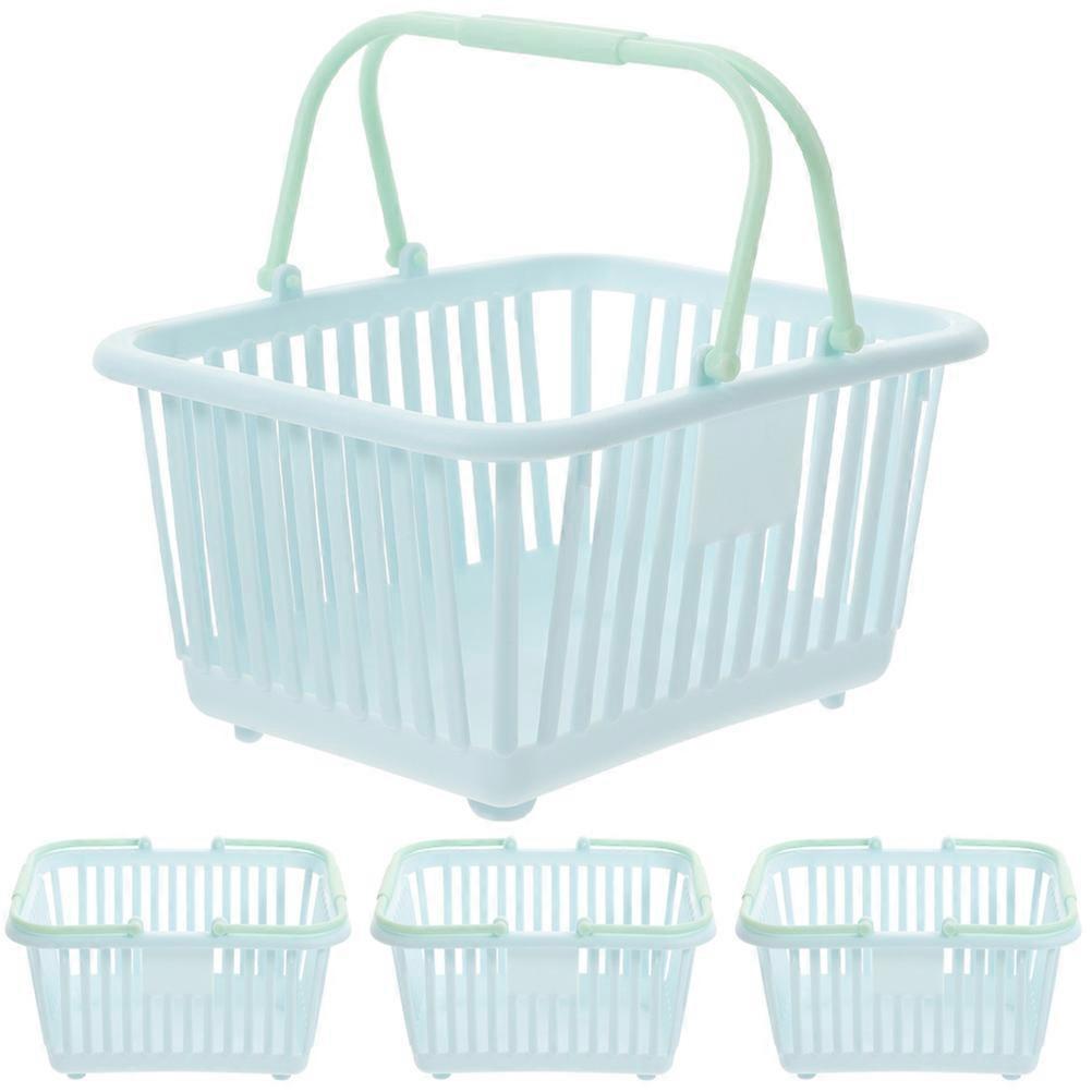 Skyblue Plastic Storage Basket for Kitchen Use Compact and Sturdy 4 Pieces