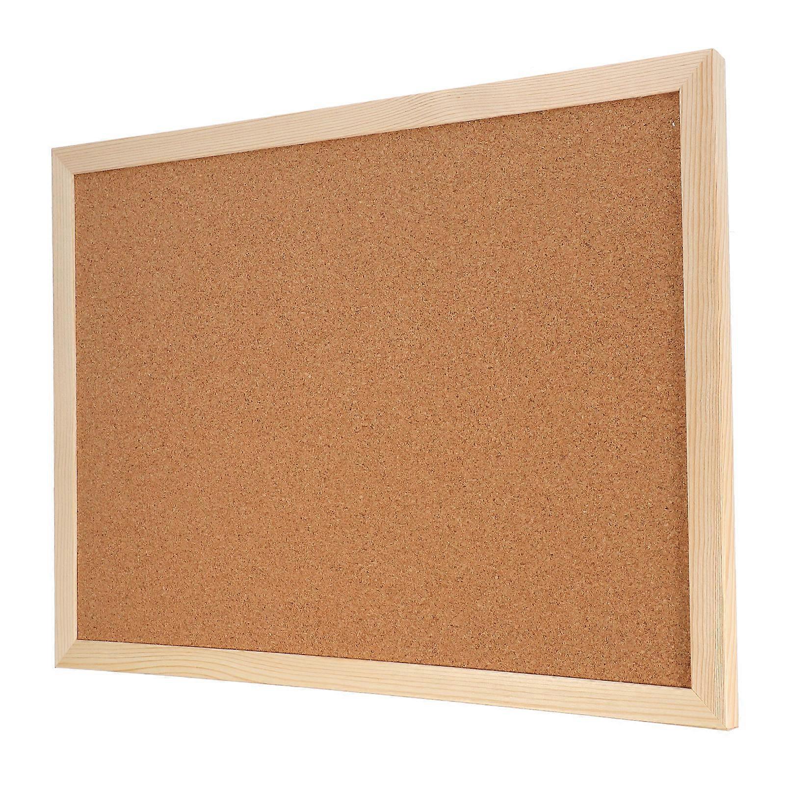 Khaki Cork Board for Office Use with Ample Space for Photos Notes and Memos 1 Set Portable Small Size