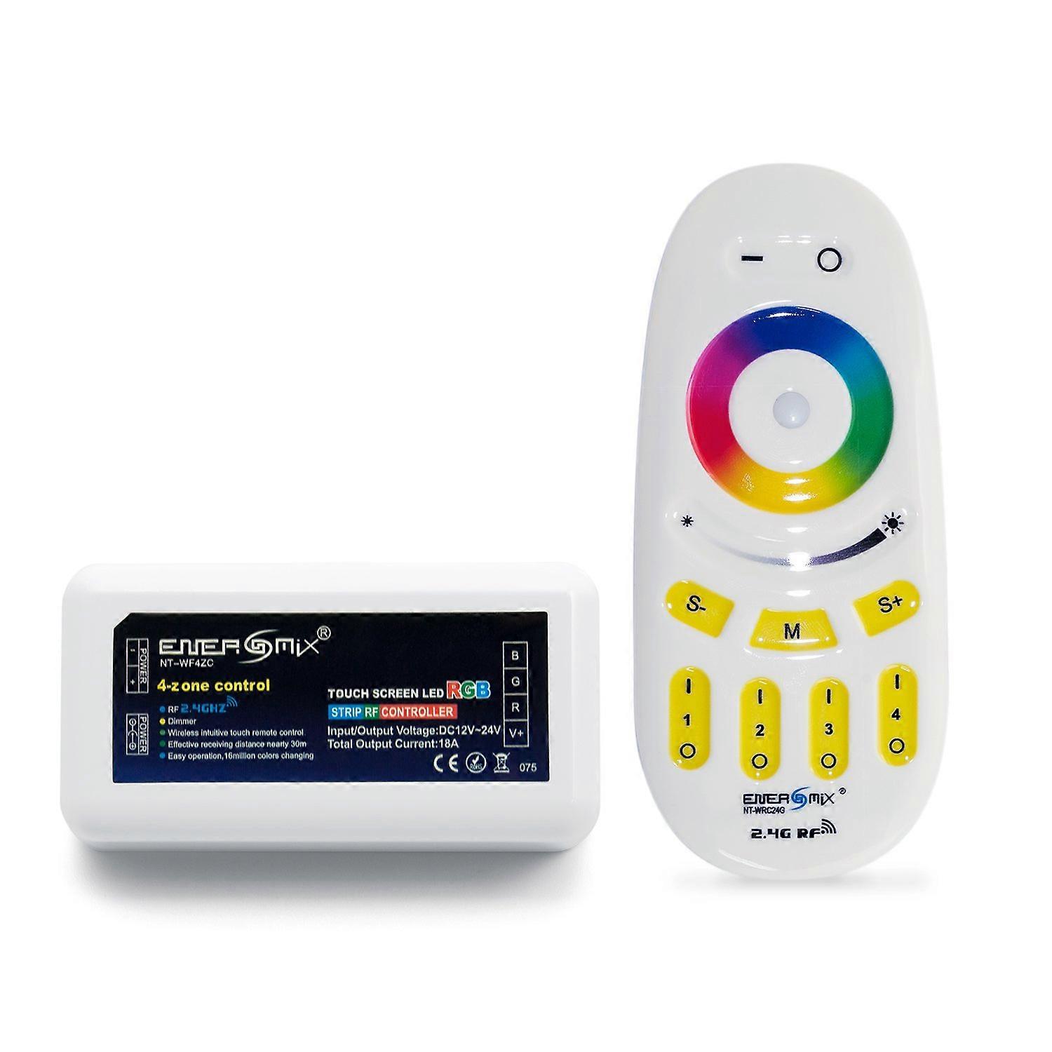 LED RGB Controller With Touch Remote Control, 12V DC, RGB LED Strip Compatible, New Design