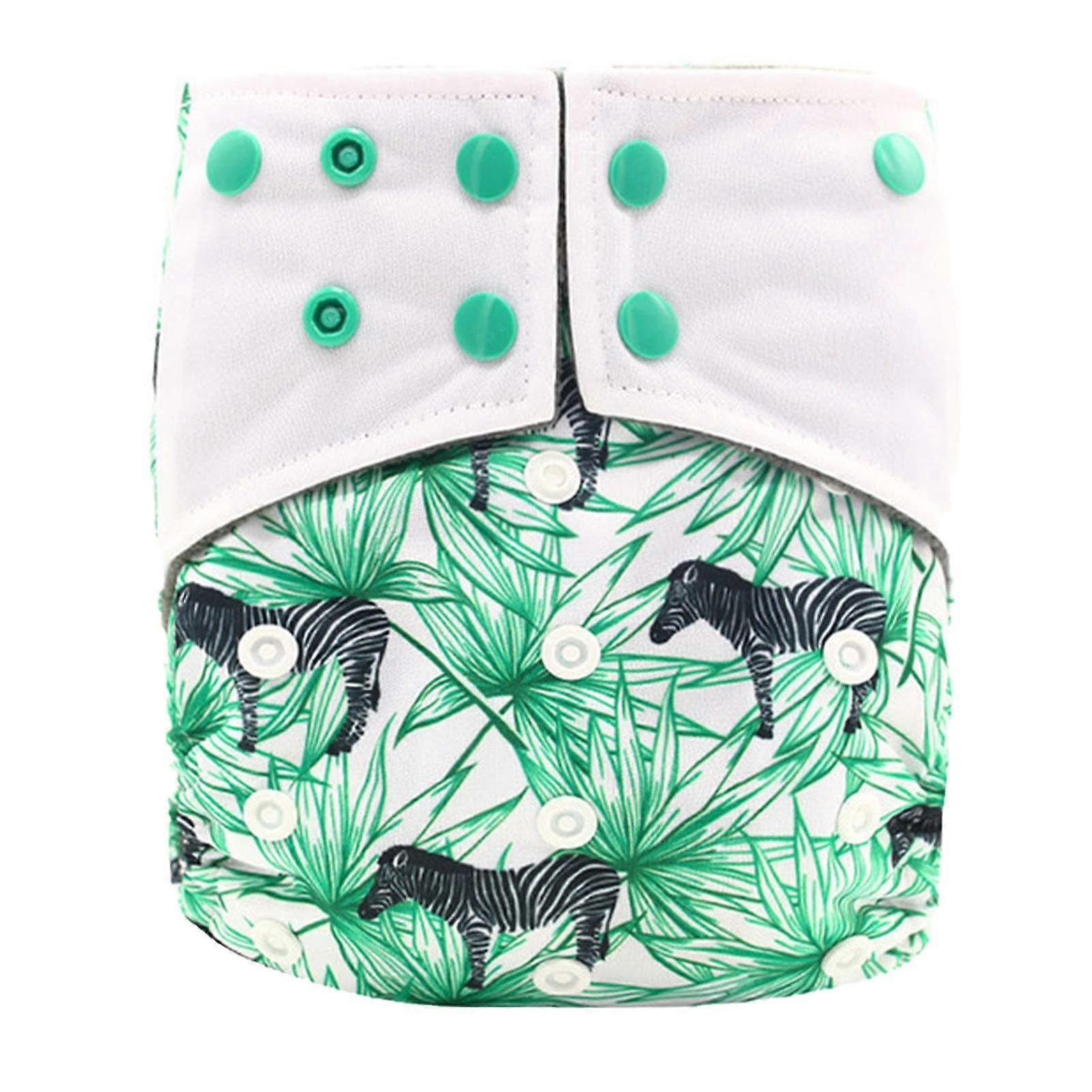 尿布套新生儿 316 公斤尿布裤可水洗婴儿套裤布尿布波普尔图案 5