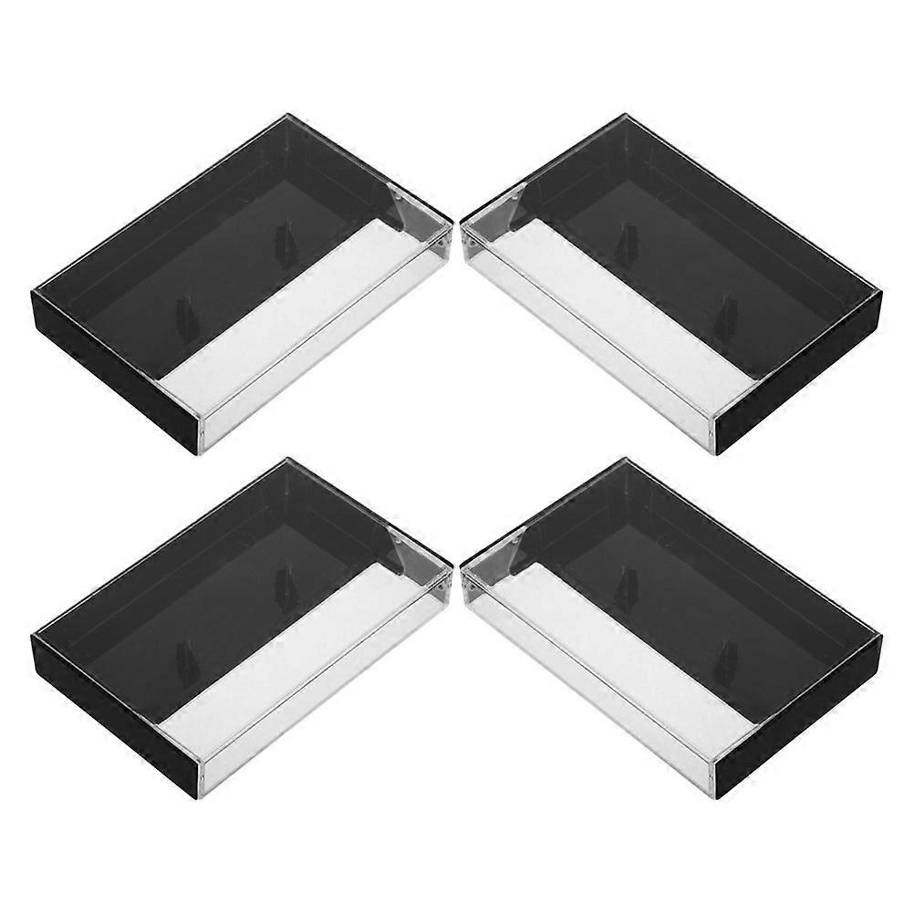 Vintage Cassette Tape Storage Box for Home Multifunctional Organizer 4Pcs Set