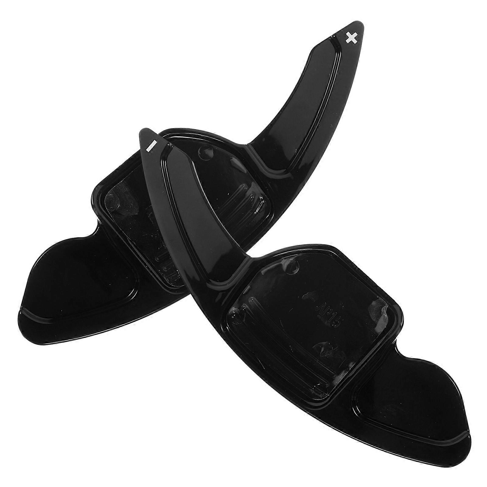 Paddle Extension Steering Wheel Paddle Car Enthusiasts Black 6.7×2.2×0.1in 1 Pair