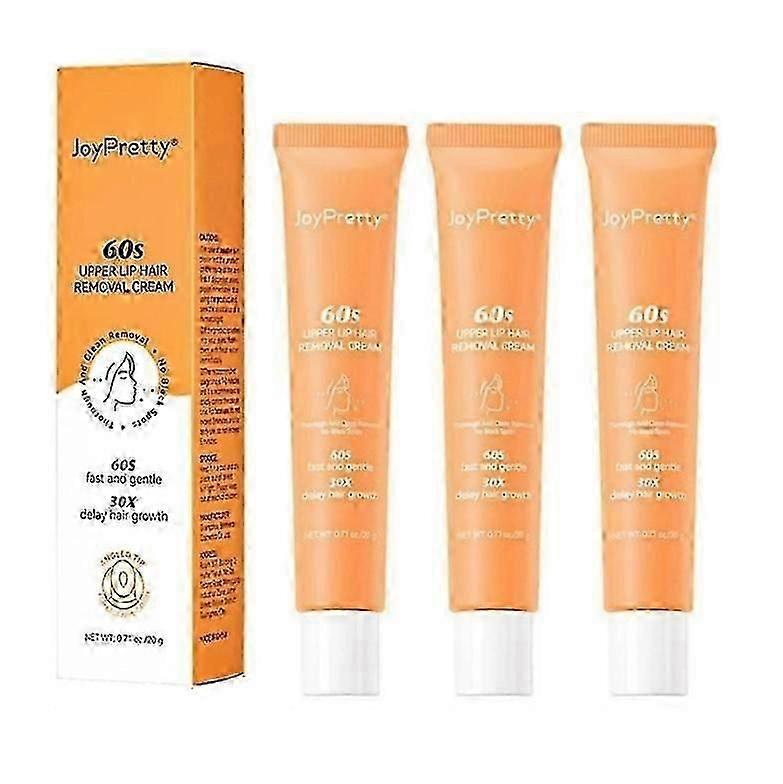 1-3X Yüz Epilasyon Kremi, Üst Dudak Epilasyonu, Yüz ve Üst Dudak Kılları için Ekstra Nazik Ağrısız Hızlı Çalışan Tüy Dökücü Krem