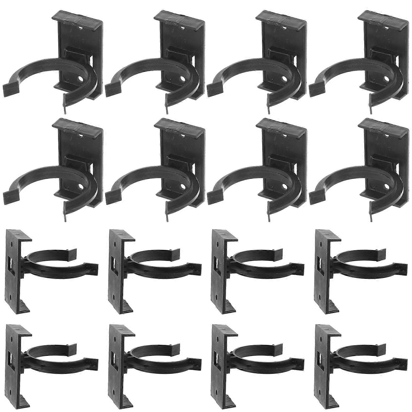 20pcs Plastic Cabinet Plinth Clips for Kitchen Kick Skirting Board Trim Brackets with Floor Slip Buffer Protection