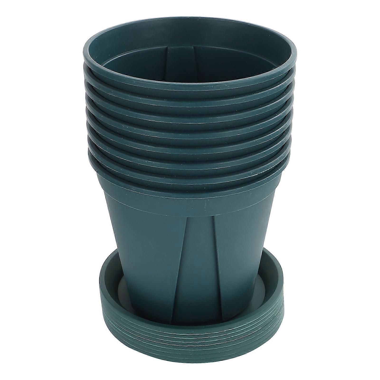 Nursery Pots For Plants Plant Nursery Pots Garden Drainage Plastic 8 Sets