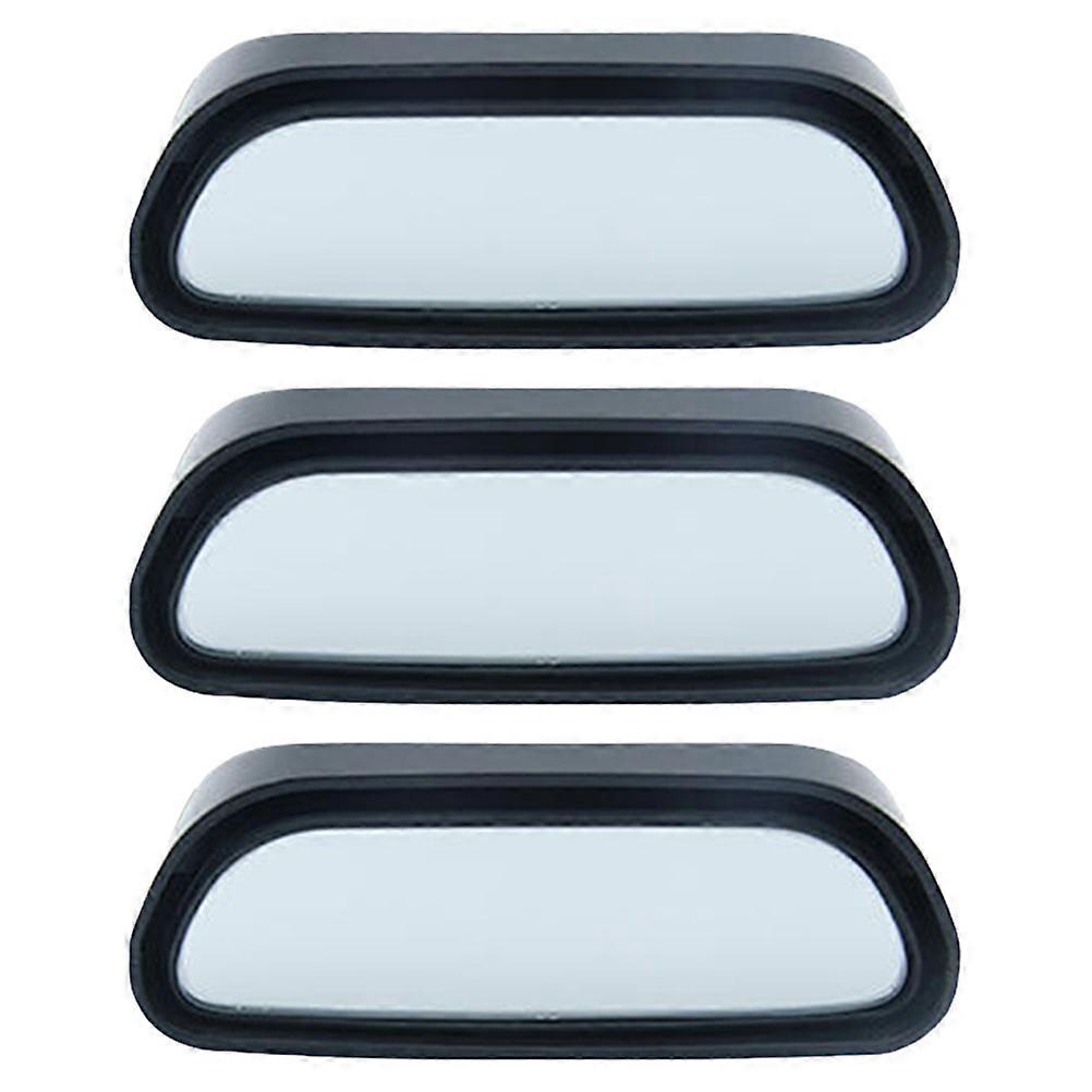 Car Rearview Mirror Auto Rearview Mirror Driving Use Multi Color Square Shape Wide-Angle Feature 3Pcs
