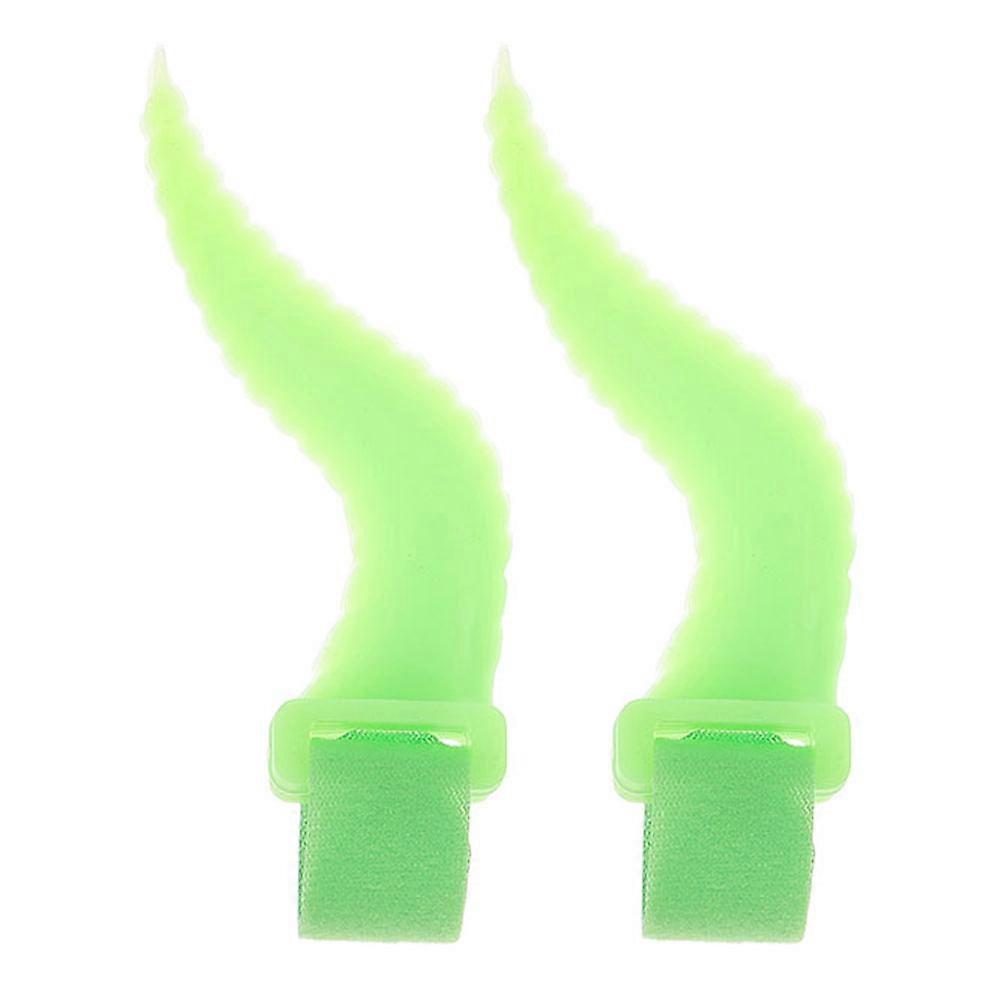 2pcs Halloween Horn Headset Stylish Gaming Accessory for Cosplay, Parties & Entertainment Fun, Durable Decoration for Headphones & Games