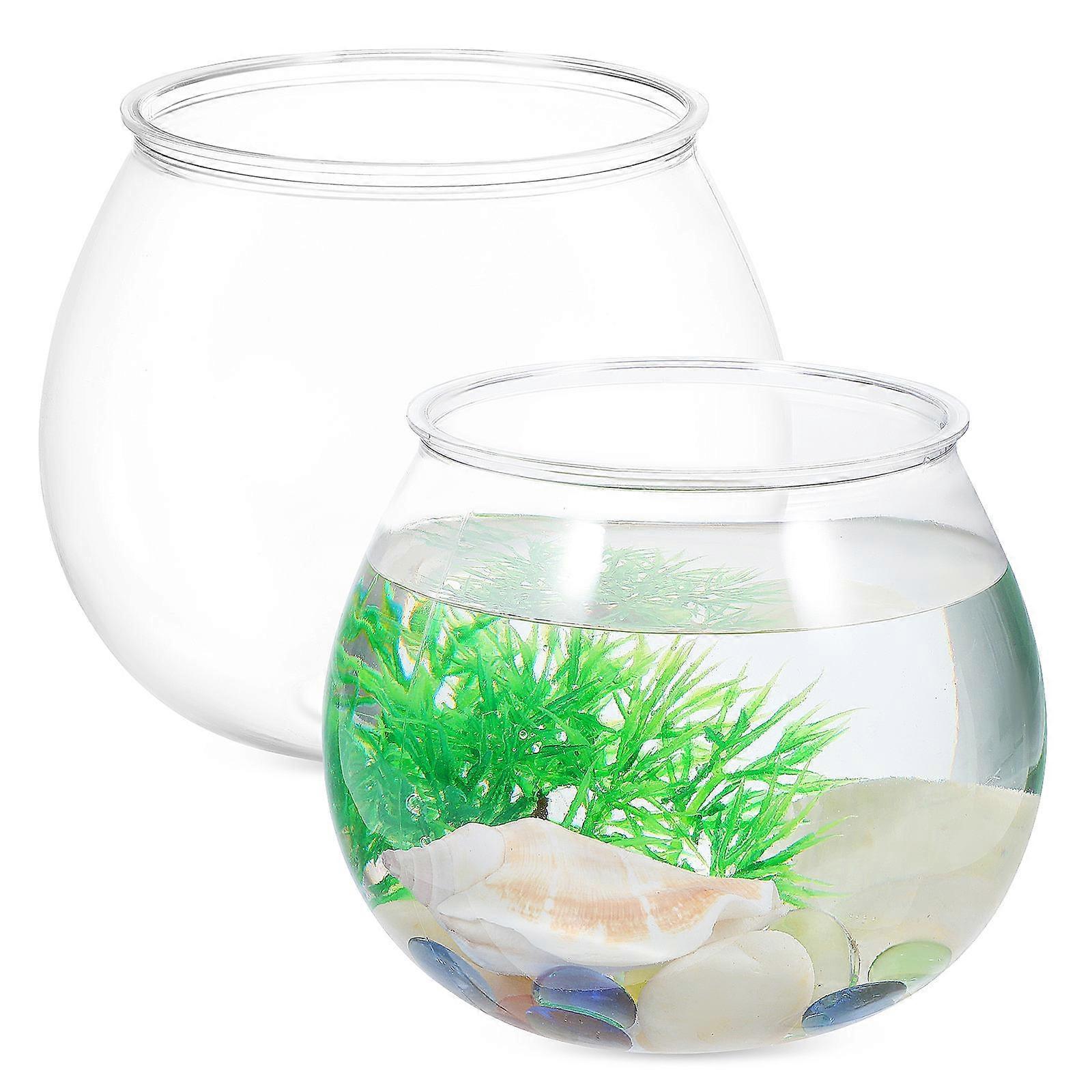 2pcs Fish Bowls Vase Tanks Propagation Stations