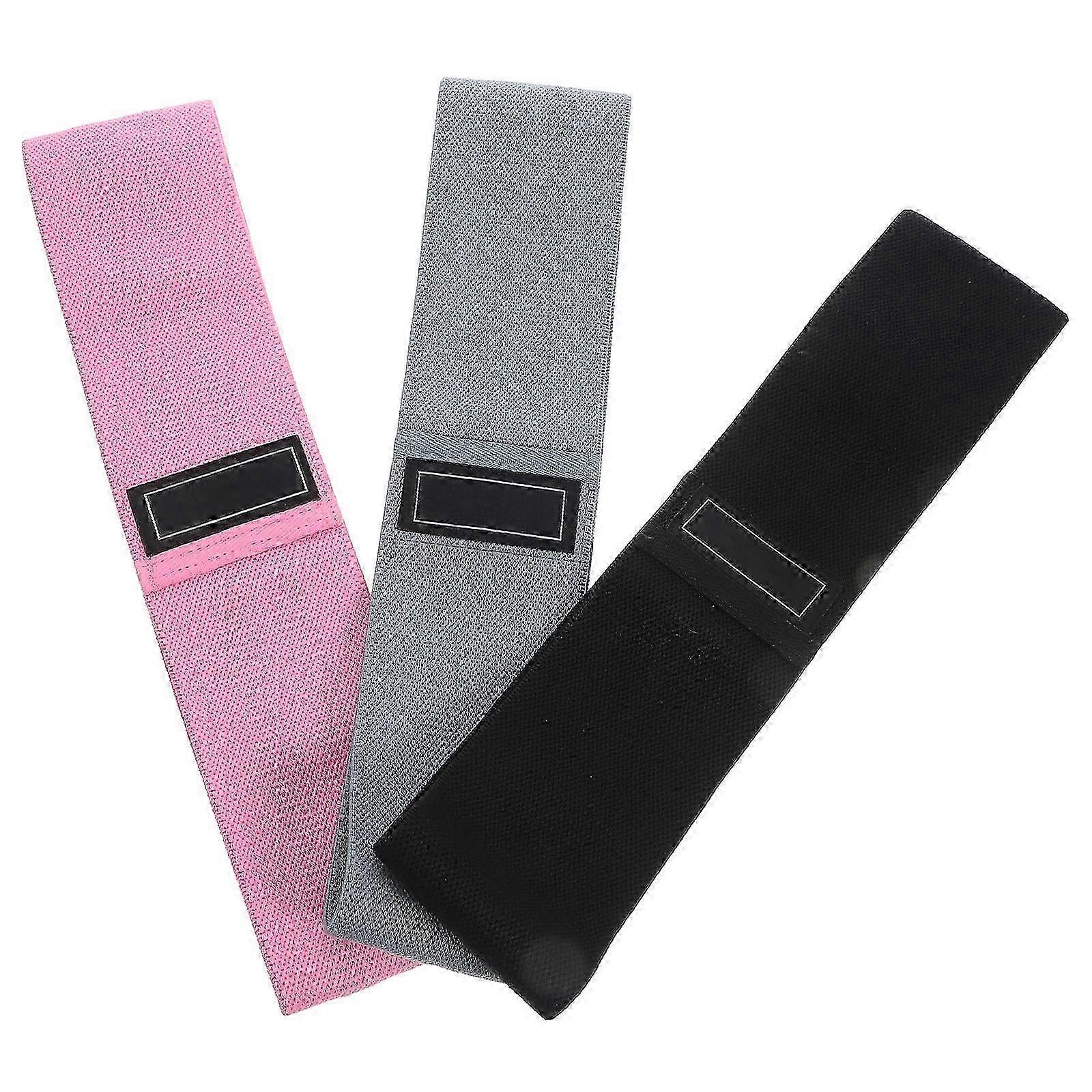 Yoga Stretch Band Elastic Bands For Physical Exercise Flexibility Improvement Assorted Color 3Pcs