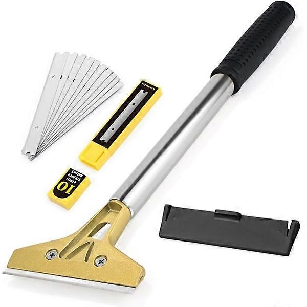 Window scraper with 10 blades, 13-inch handle, 100m