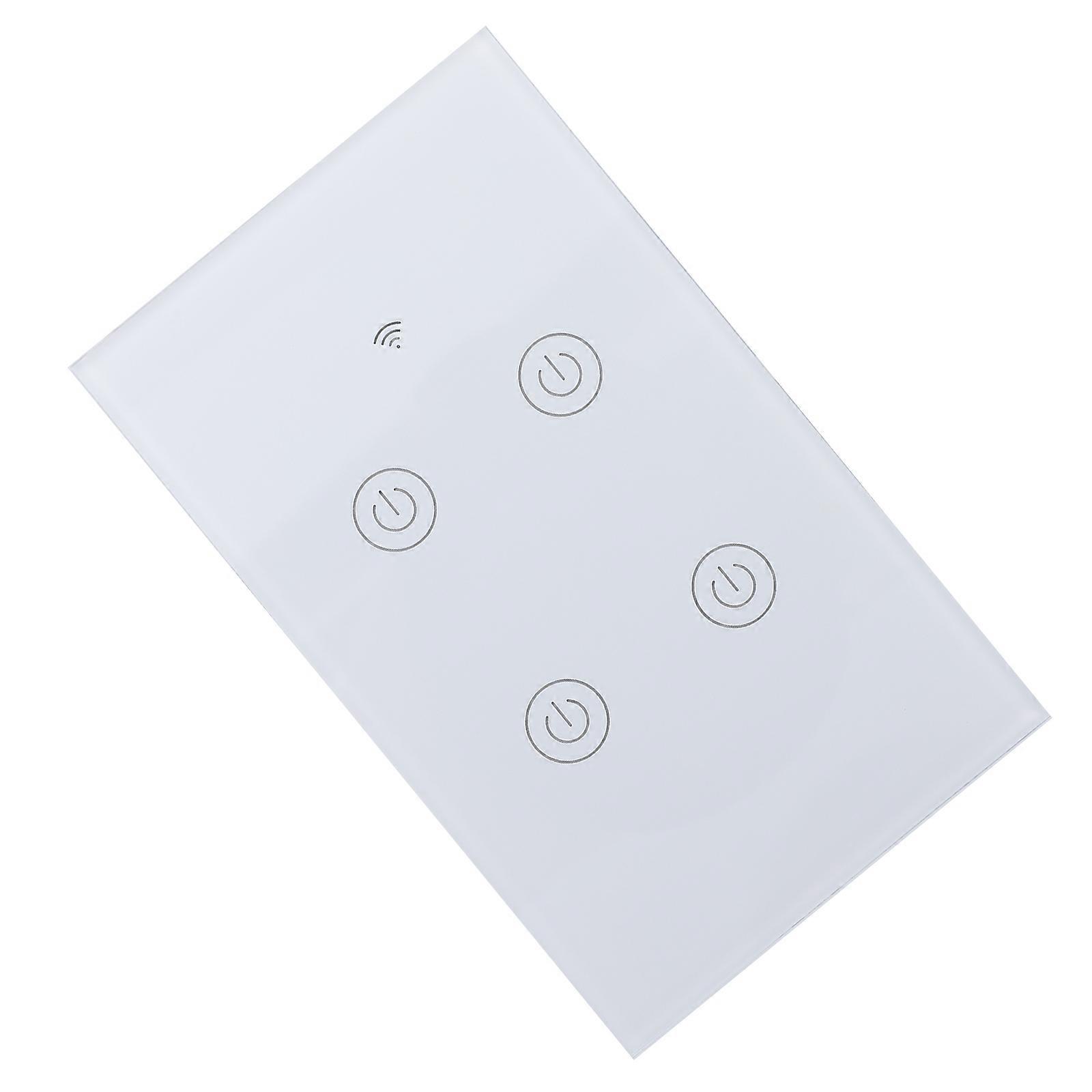 Timing Function Wall Mounted Touch Switch Home Office ABS Material 1Set