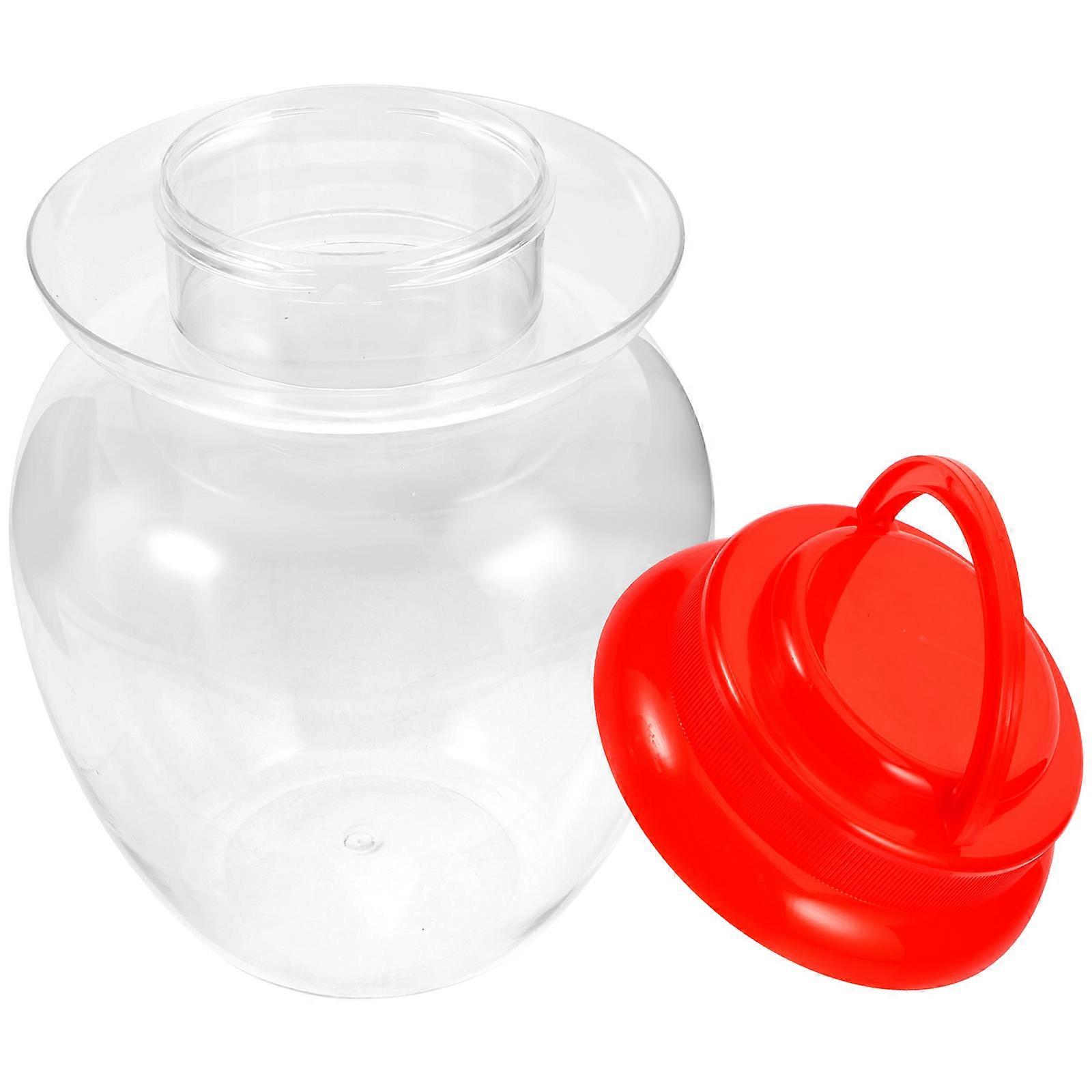 Reusable Fermentation Jar for Storing Pickles with Outstanding Sealing and Wide Mouth Design 2.5L