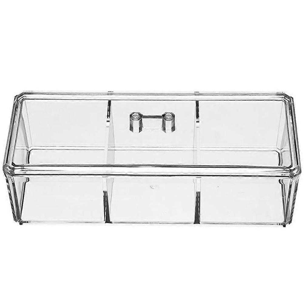 Tea Bag Organizer Box With Lid For Tea Bags Storage 2pcs Acrylic Reusable Tea Holder Counter Bin