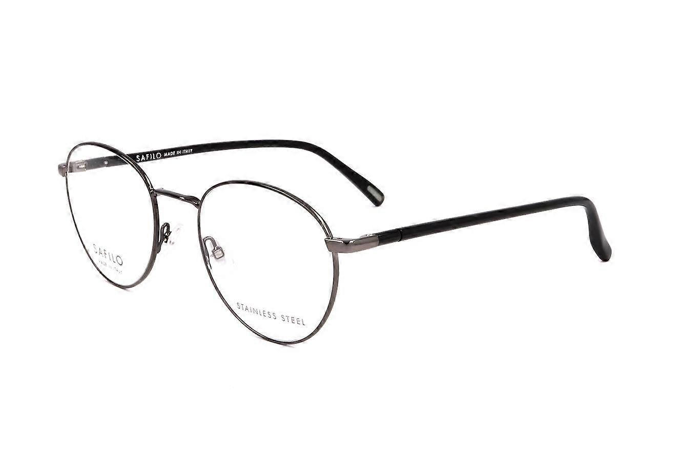 Eyewear Frames Safilo BUSSOLA 08 KJ1 DARK RUTHENIUM 52/21/145 MAN