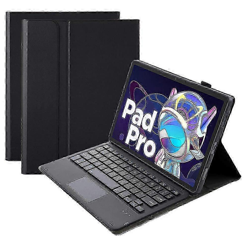 لجهاز Lenovo Tab P11 Pro Gen 2 مقاس 11.2 بوصة (2022) غطاء الكمبيوتر اللوحي لوحة اللمس لوحة مفاتيح بلوتوث حقيبة جلدية