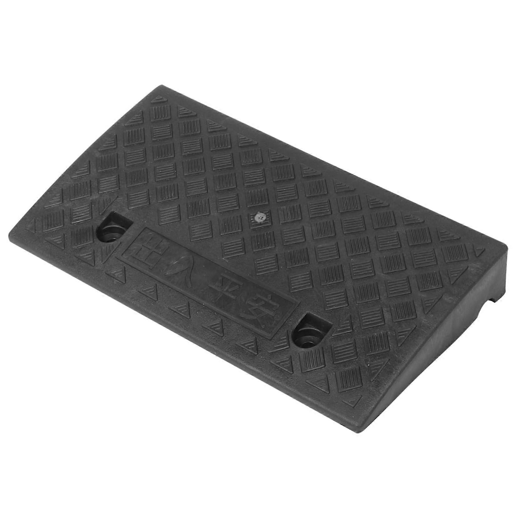 Plastic Door Threshold Ramp - Lightweight Portable Wheelchair and Stroller Access Ramp, Non-Slip, Durable, 6 Inch Height Limit