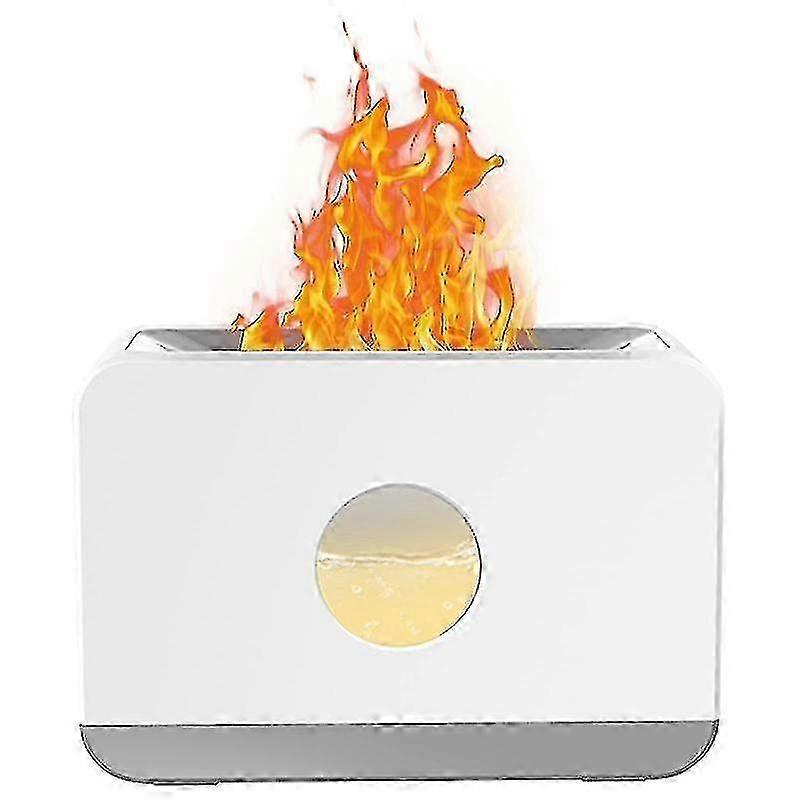 Flame Diffuser, Essential Oil Diffuser With Flame Light Air Humidifier 220ml Aroma Diffuserfor Home SZRH A-S