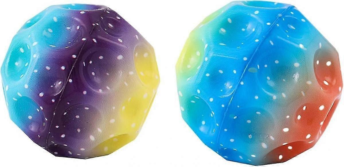 2.7'' Moon Balls Space Ball Astro Jump Ball Bounce Ball Sensorisk Ball High Bouncing Ball for barn tenåringer