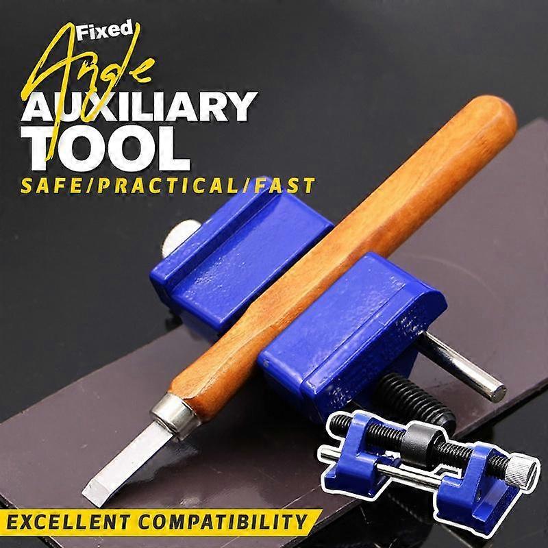 Handheld Sharpener Angle Fixer Sharpening Honing Airplane Iron Planers Fixed Angle Auxiliary Tool Chisel for Wood Angle Flat Tool