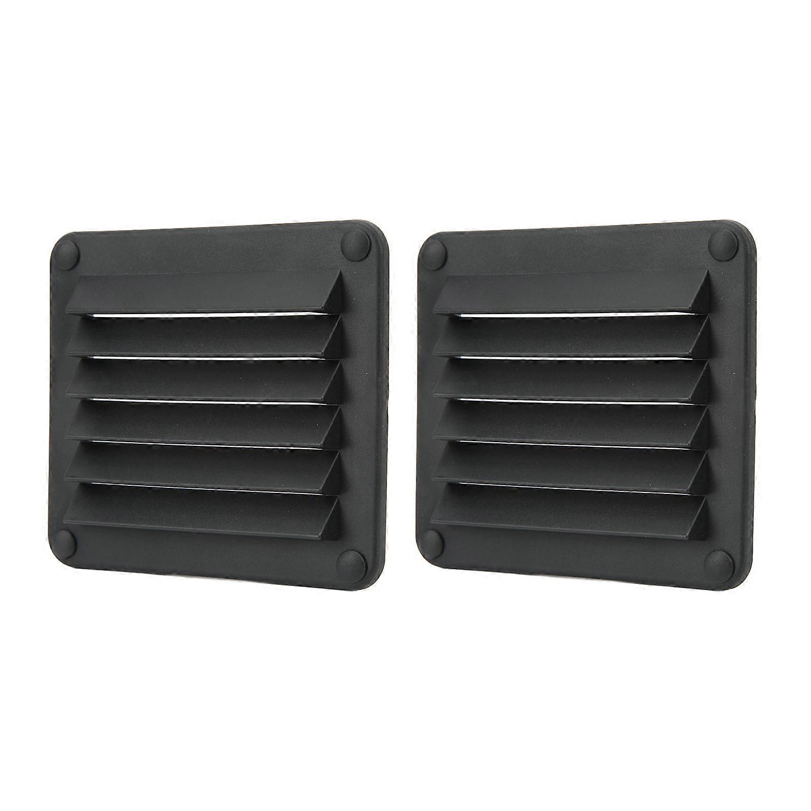 Air vent 2pcs rectangular ventilation opening side exhaust port