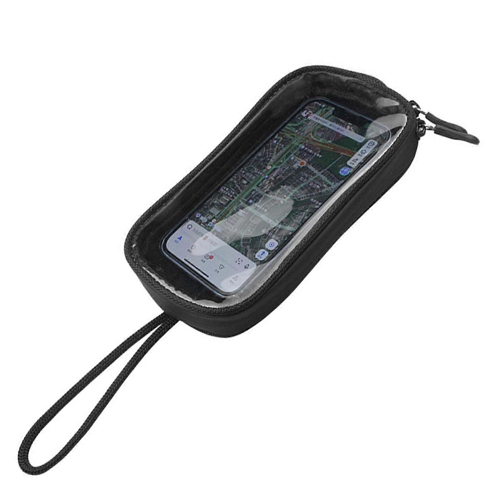Motorcycle Phone Bag - Waterproof Navigation Pouch with Headphone Jack, Front Tank Storage for Most Models