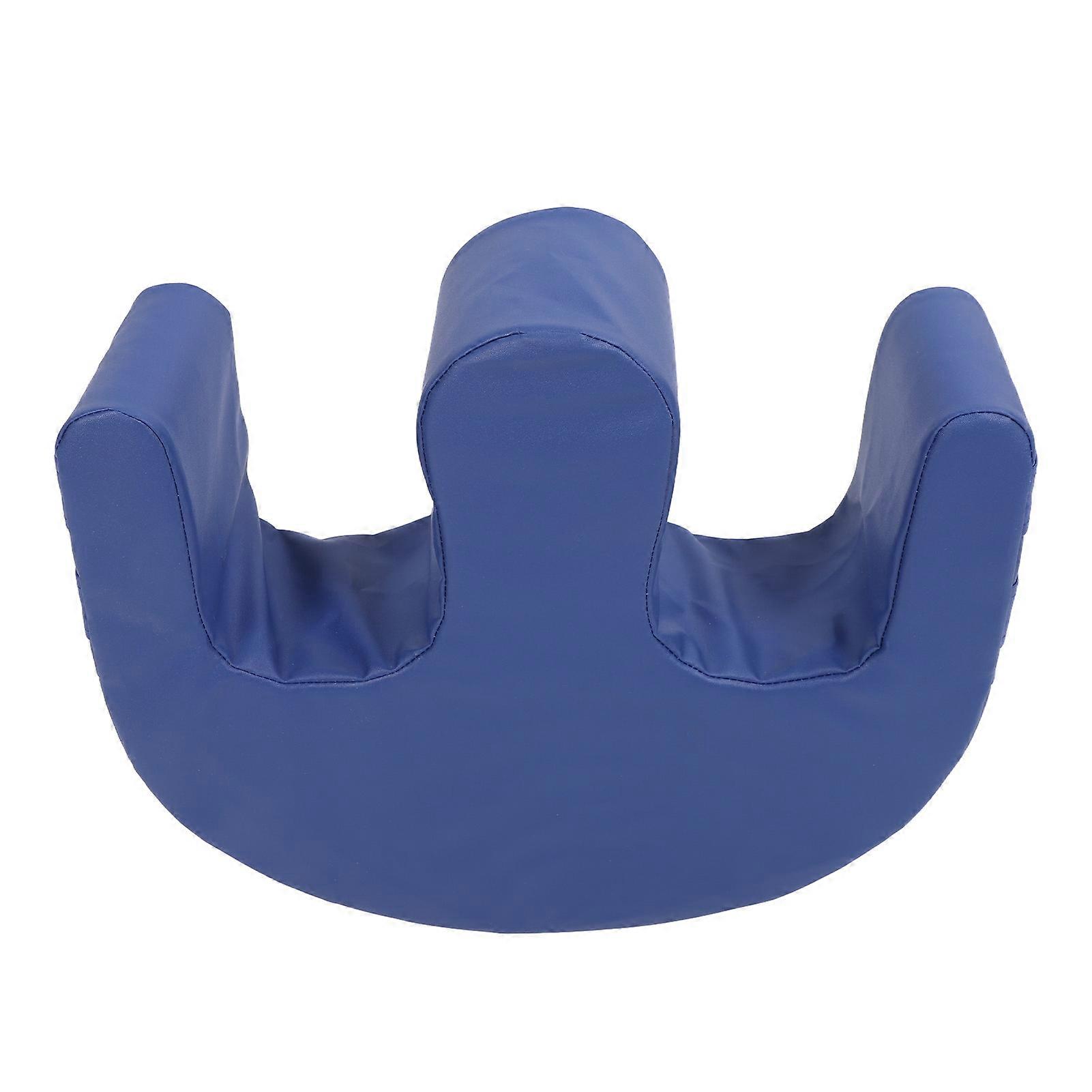 Patient Turning Device U Shaped Turning Pillow Anti Decubitus Multifunctional Soft Nursing Device for Elder Bedridden Blue