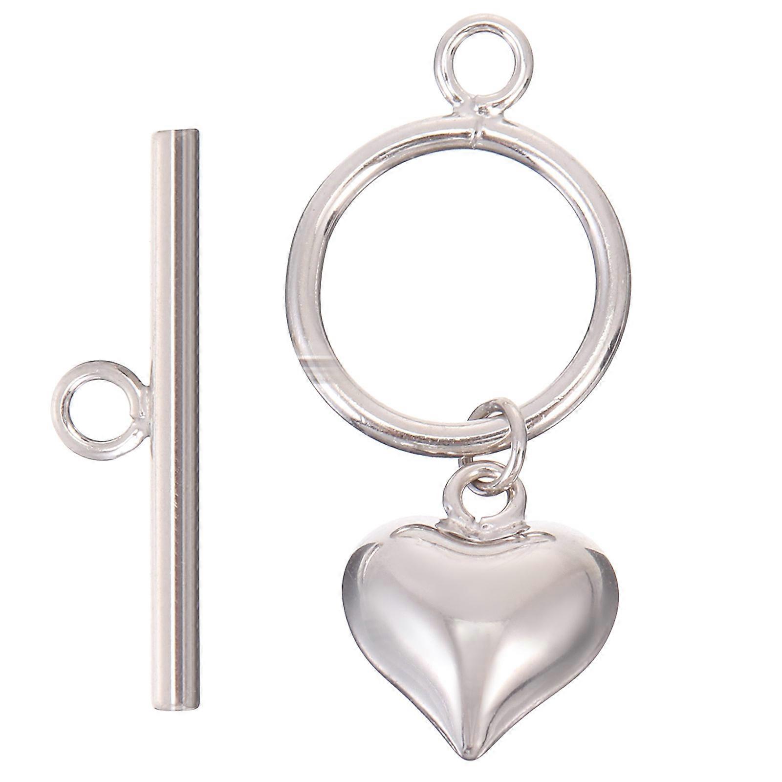 Silver Bracelet Buckle for Bracelet 1Set Simple DIY Necklace Clasps