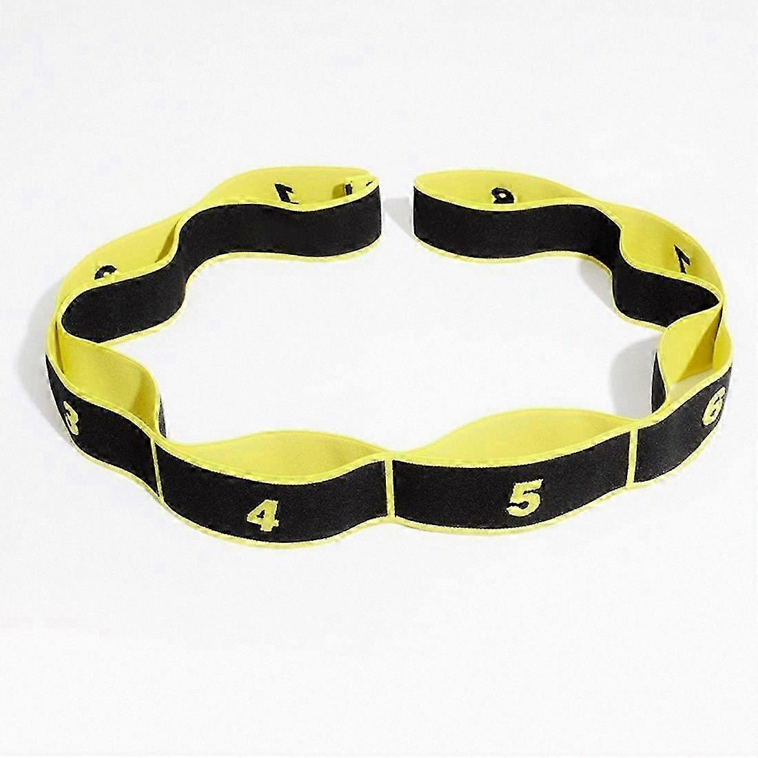 Multi-Loop Stretch Band for Kids Yoga and Exercise Training Yellow