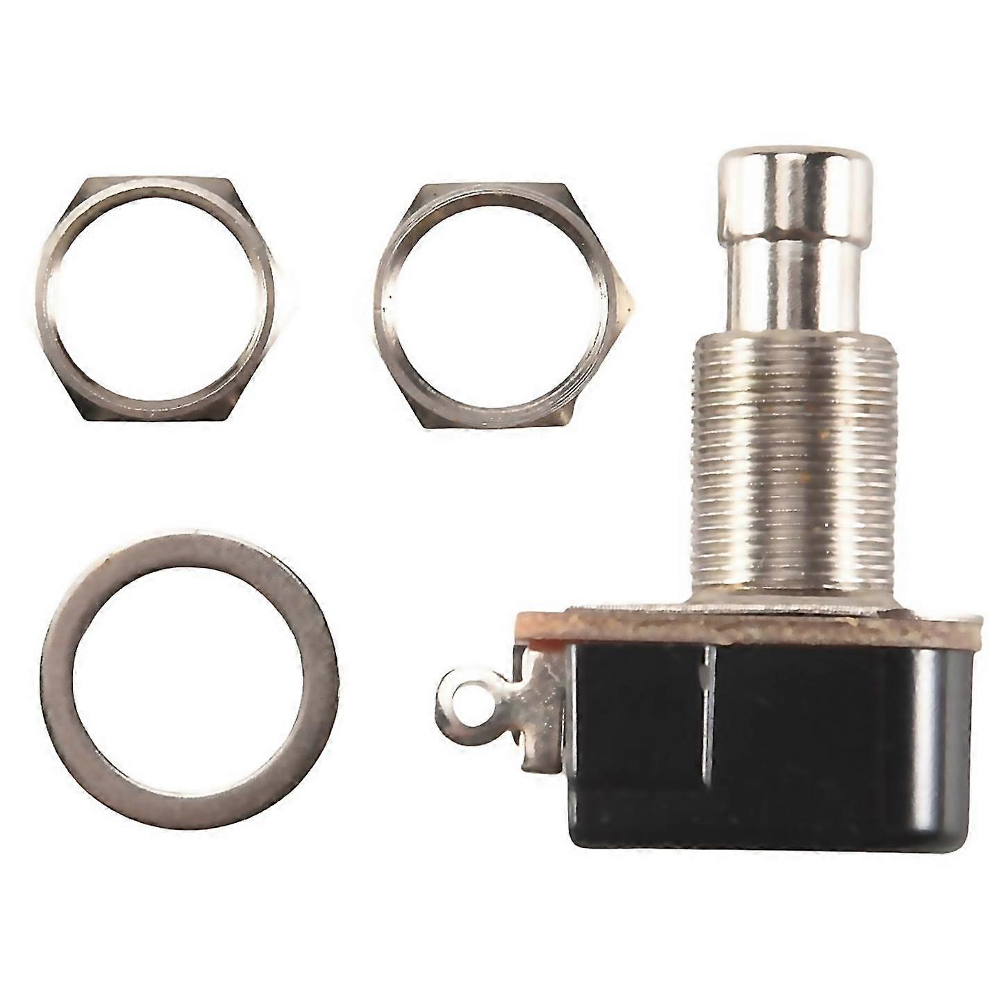 For Guitar Pedal 2 Pin Spst Momentary Effects Push Button Foot Switch