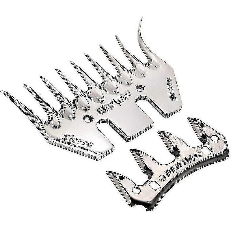 Sheep Clipper, Stainless Steel Sheep Clipper, Electric Wool Shears, Animal Goat Sheep Sheep (9 Teeth Scimitar)