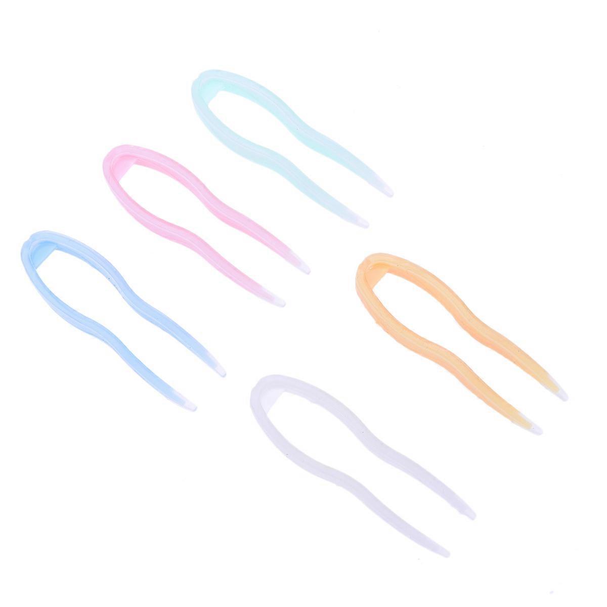 10 Pcs Silicone Clip for Removing Lens Portable Travel Accessory Assorted Color