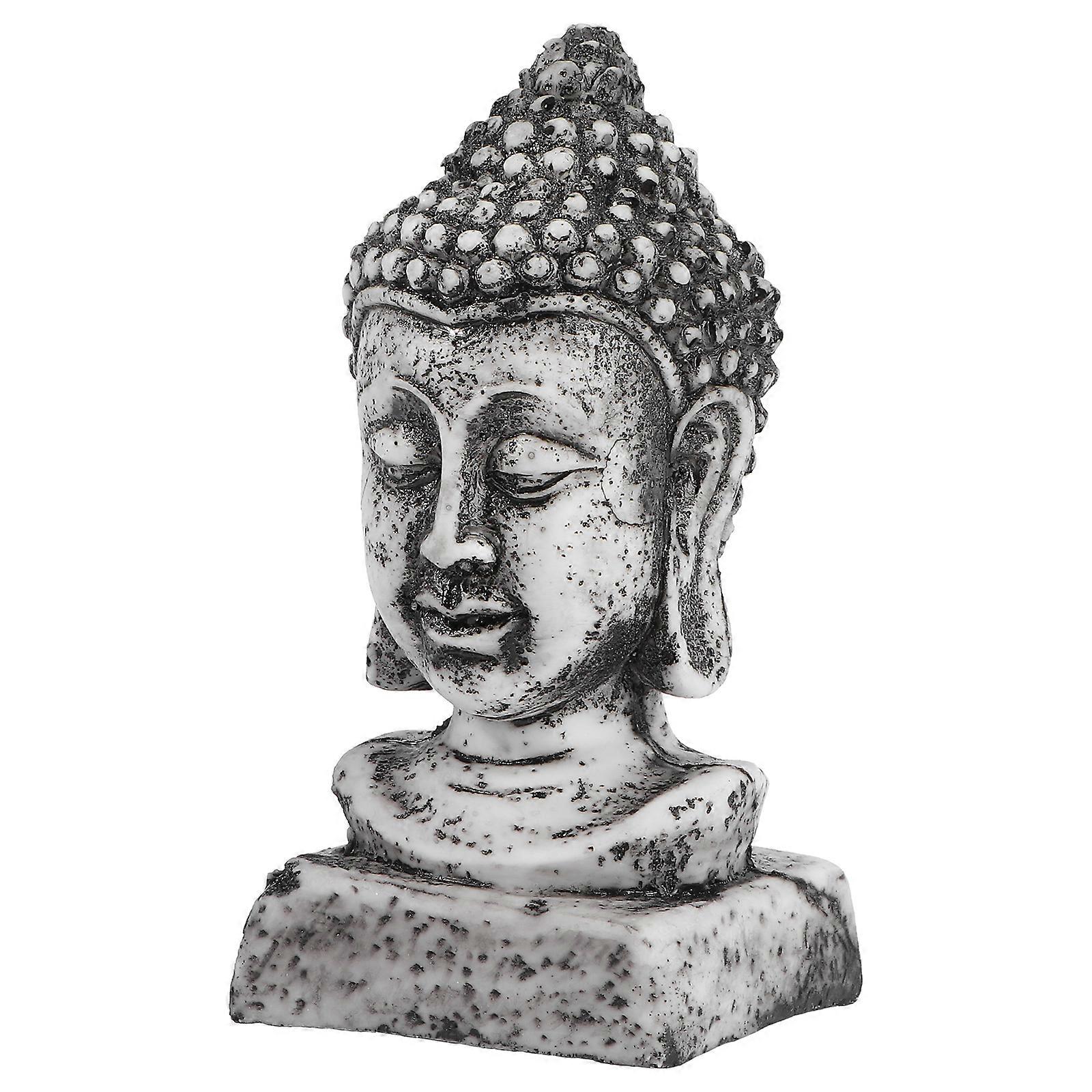 Aquarium Statue Decor Buddha Ornament Designed For Fish Tank Scenery With Resin Unique Design 1Pc