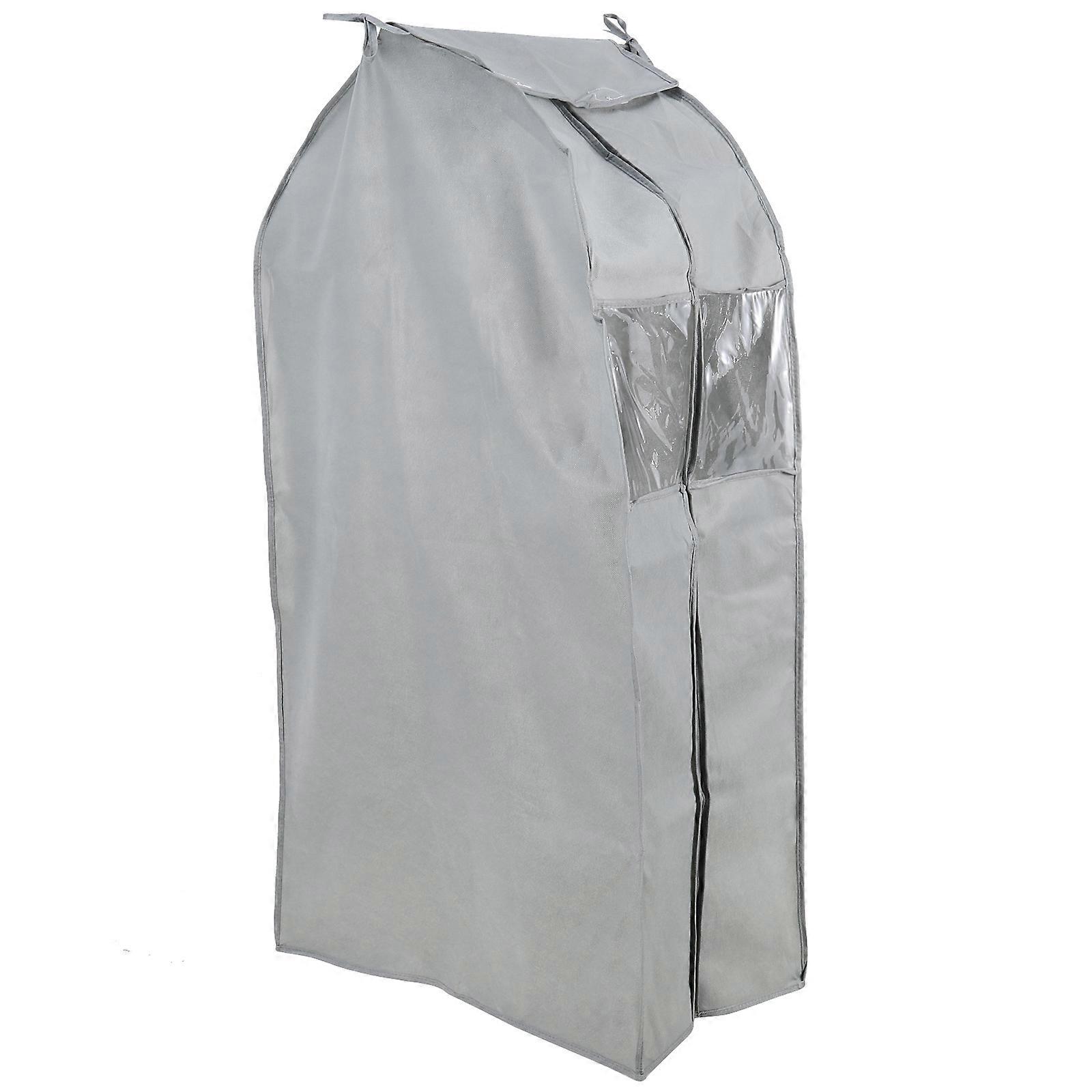 Folding Function Clothes Cover For Storage Household Grey Dustproof Garment Protector Bag 1Pack