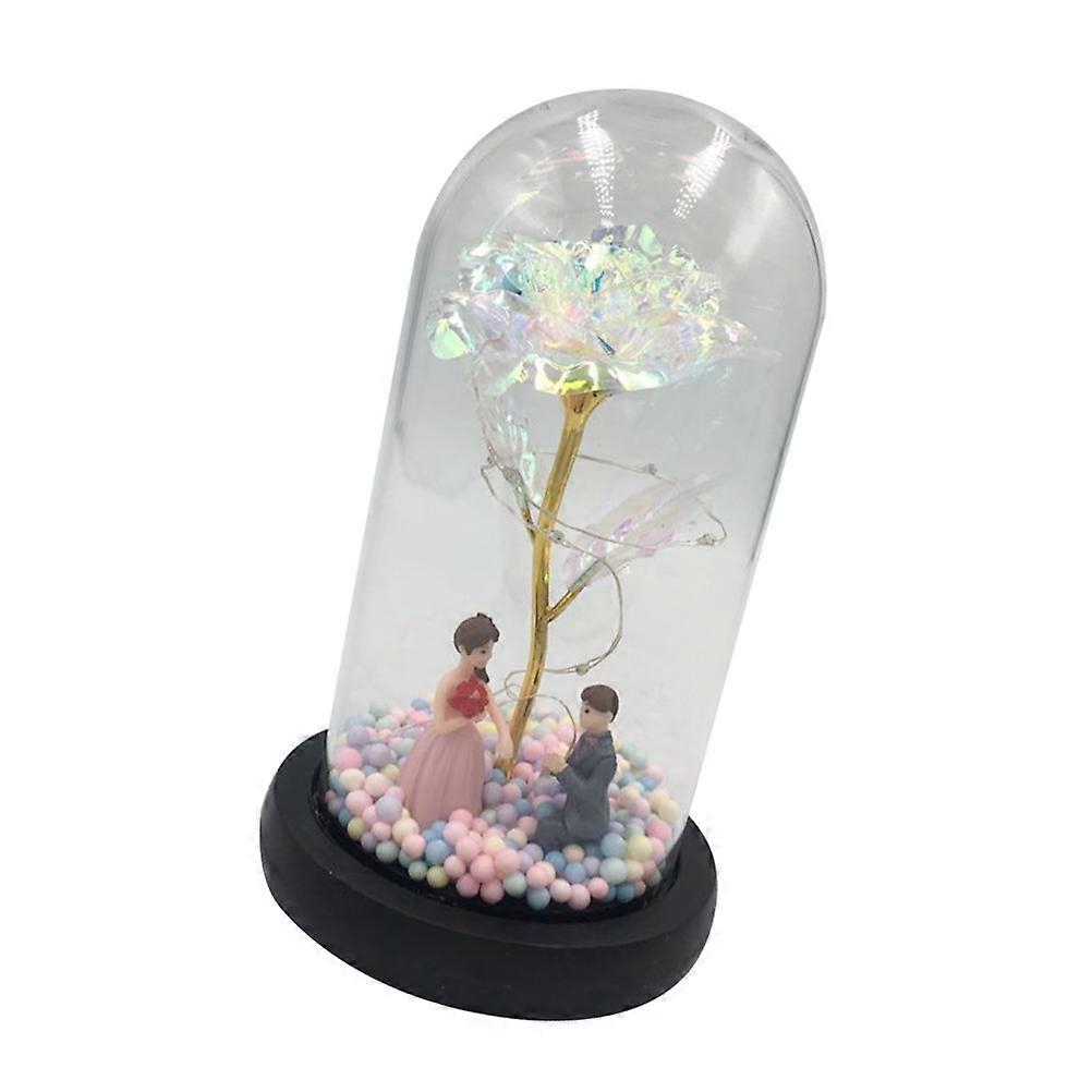 LED Flower Lights Colorful Dome Ornaments Indoor Decoration In 20*11*11cm Size With Illumination 1Set