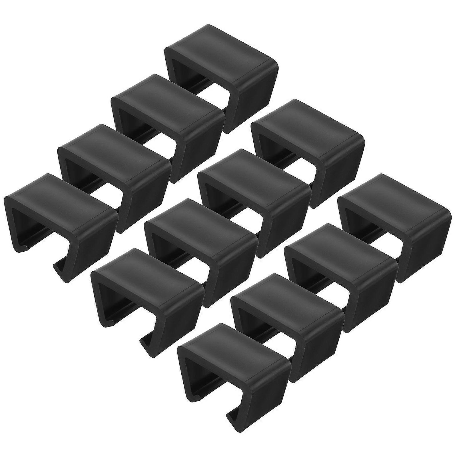Patio Furniture Clips for Rattan Wicker Chair Connection in Kitchen Black 12 Pieces