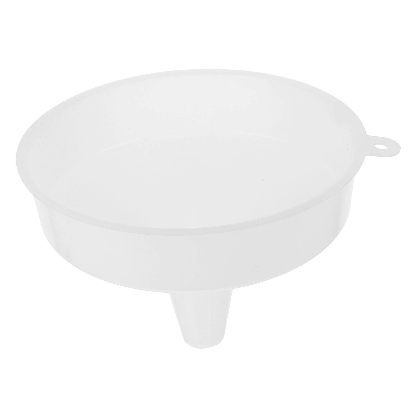 Extra Wide Mouth Transparent Plastic Funnel for Wine Brewing, Multi Purpose Liquid Use, Easy to Clean, Suitable for Home and Outdoor Activities