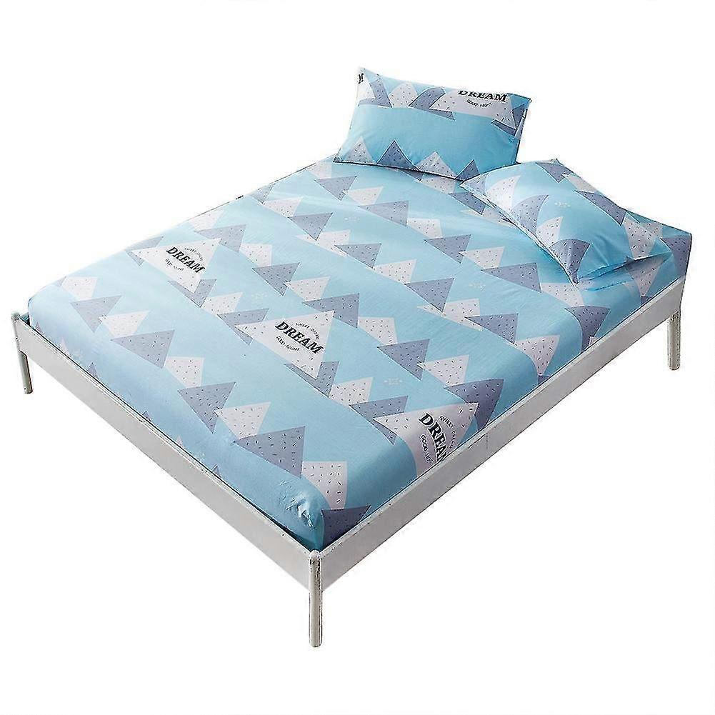 100% Cotton Soft & Comfortable Breathable Fitted Sheet - Luxurious Bedding, 150x200cm Size for Maximum Comfort