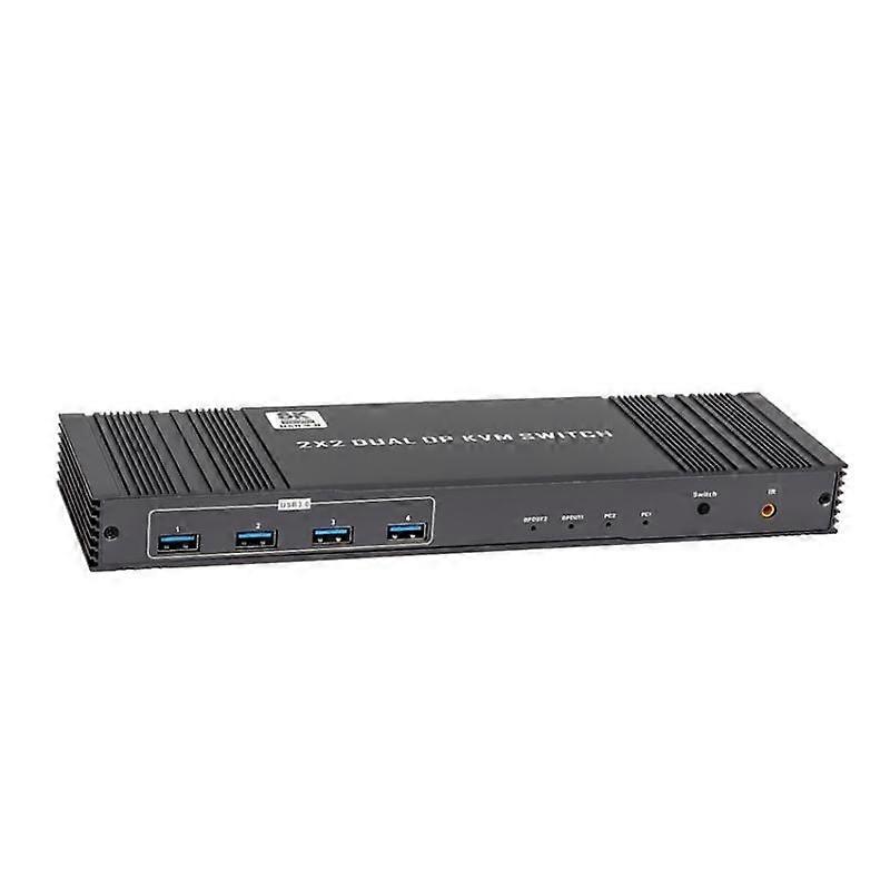 8K 60Hz 2x2 Version 2.1 KVM Switcher US Plug