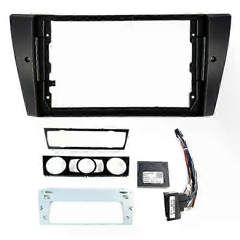 2025 9inch Car Radio Frame Fascia Canbus Box Adapter Decoder Fitting Panel Kit compatible for B-M-W E90 E91 E92 E93 M3 3 Series Android Dash Cable